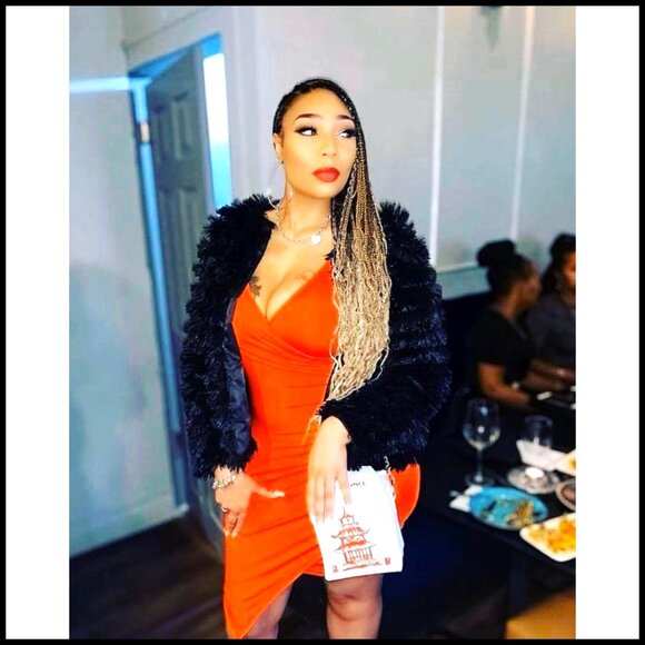 Faux Fur Open Front Cardigan Vintage Parka Shaggy Jacket Warm Coat Tops - Picture 5 of 7